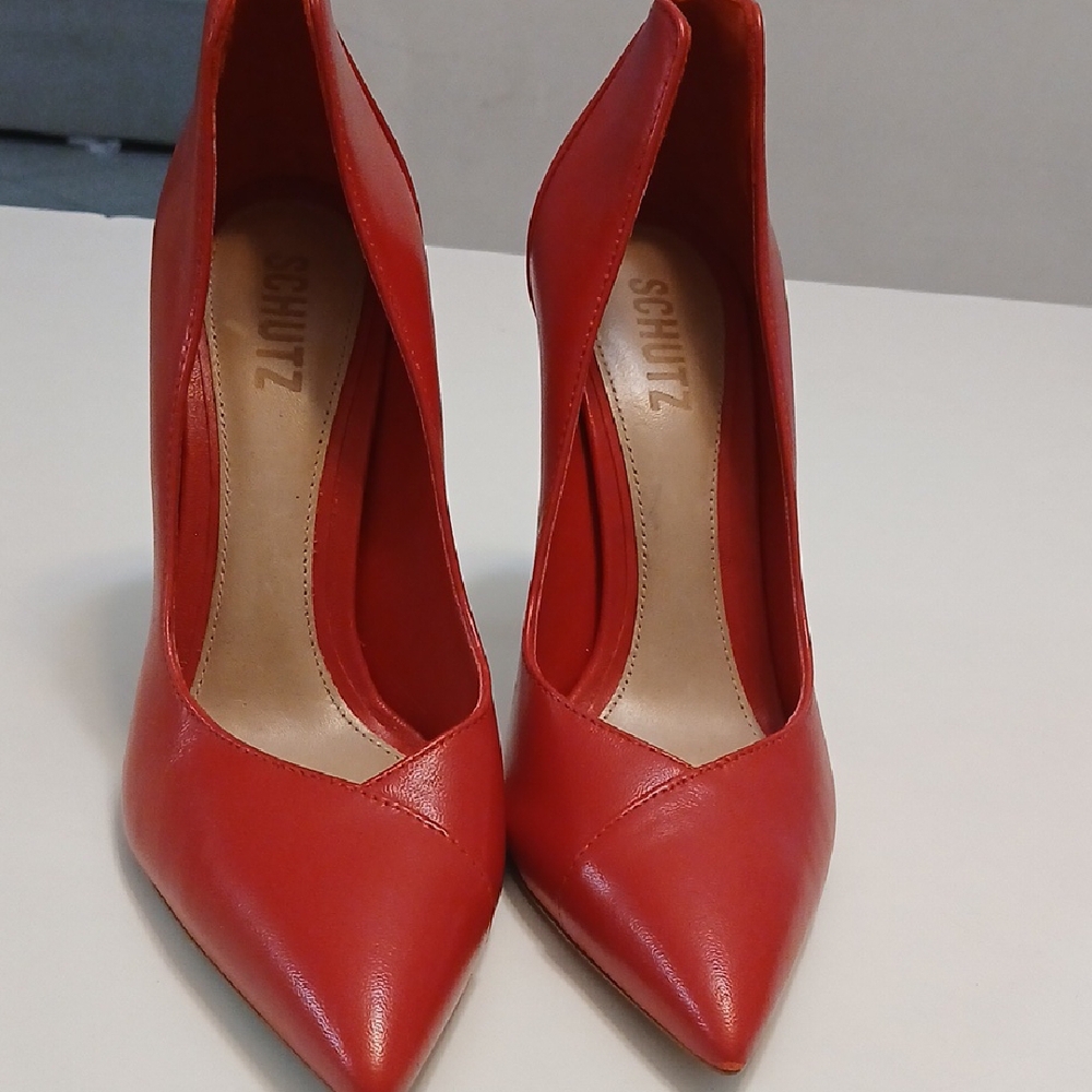 Schutz Red Women's Heels